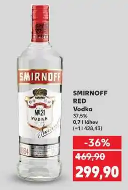 Kaufland SMIRNOFF RED nabídka