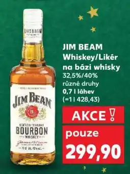 Kaufland JIM BEAM Whiskey/Likér na bázi whisky nabídka