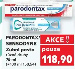 Kaufland PARODONTAX/SENSODYNE nabídka