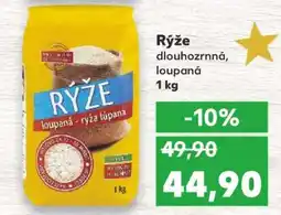 Kaufland Rýže dlouhozrnná, loupaná 1 kg nabídka