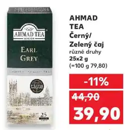 Kaufland AHMAD TEA Černý/ Zelený čaj nabídka