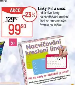 Globus Linky: Piš a smaž nabídka