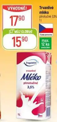 Globus Trvanlivé mléko plnotučné 3,5% nabídka
