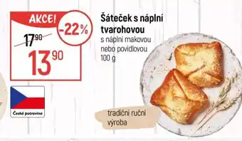 Globus Šáteček s náplní tvarohovou nabídka