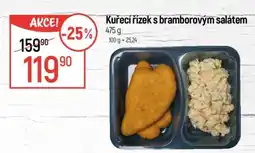 Globus Kuřecí řízek s bramborovým salátem nabídka