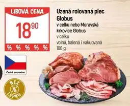 Globus Uzená rolovaná plec Globus nabídka