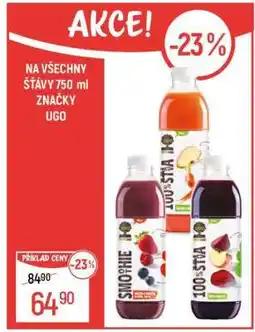 Globus Na všechny šťávy 750 ml značky UGO nabídka