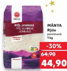 Kaufland MÁNYA Rýže jasmínová nabídka