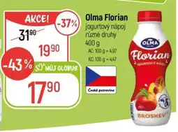 Globus Olma Florian jogurtový nápoj různé druhy nabídka