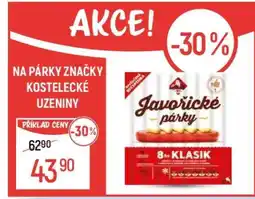 Globus Javořické párky nabídka