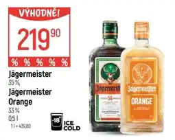 Globus Jägermeister, Jägermeister Orange nabídka