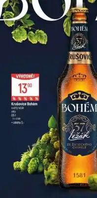 Globus Krušovice Bohém světlý ležák nabídka