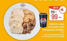 Globus Vepřový vrabec s kysaným zelím a houskovými knedlíky nabídka