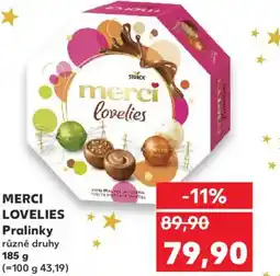 Kaufland MERCI LOVELIES Pralinky nabídka