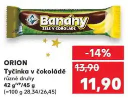 Kaufland ORION Tyčinka v čokoládě nabídka