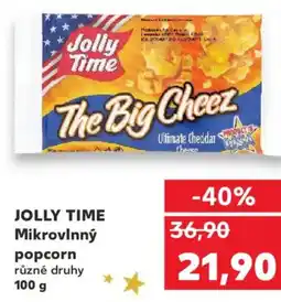 Kaufland JOLLY TIME Mikrovlnný popcorn nabídka