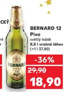 Kaufland BERNARD 12 Pivo nabídka
