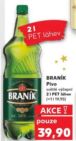 Kaufland BRANÍK Pivo nabídka