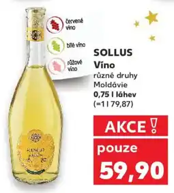 Kaufland SOLLUS Víno nabídka