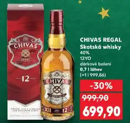 Kaufland CHIVAS REGAL Skotská whisky nabídka