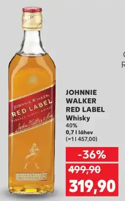 Kaufland JOHNNIE WALKER RED LABEL Whisky nabídka