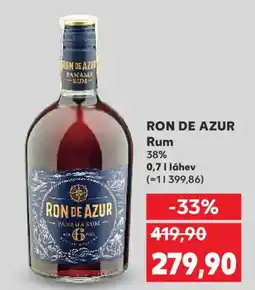 Kaufland RON DE AZUR Rum nabídka