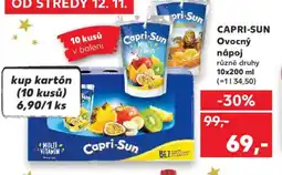 Kaufland CAPRI-SUN Ovocný nápoj nabídka