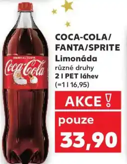 Kaufland COCA-COLA/ FANTA/SPRITE Limonáda nabídka