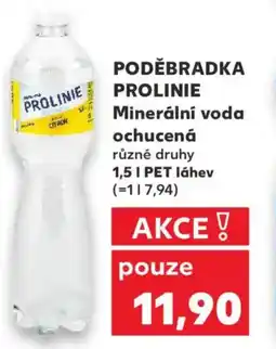 Kaufland PODĚBRADKA PROLINIE Minerální voda ochucená nabídka