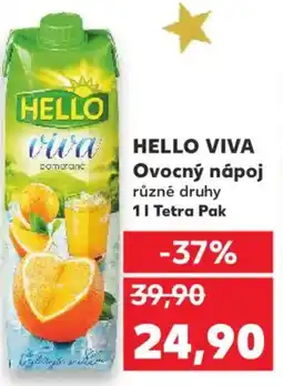 Kaufland HELLO VIVA Ovocný nápoj nabídka