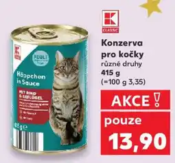 Kaufland Konzerva pro kočky nabídka