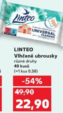 Kaufland LINTEO Vlhčené ubrousky nabídka