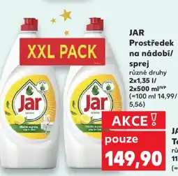 Kaufland JAR Prostředek na nádobi/ sprej nabídka