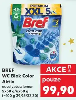 Kaufland BREF WC Blok Color Aktiv nabídka