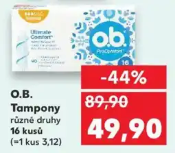 Kaufland O.B. Tampony nabídka