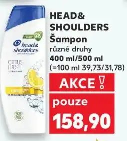 Kaufland HEAD& SHOULDERS Šampon nabídka