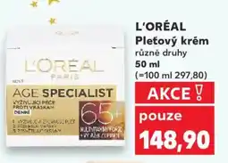 Kaufland L'ORÉAL Pleťový krém nabídka