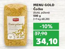 Kaufland MENU GOLD Čočka nabídka