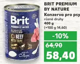 Kaufland BRIT PREMIUM BY NATURE Konzerva pro psy nabídka