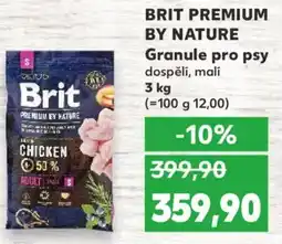 Kaufland BRIT PREMIUM BY NATURE Granule pro psy dospělí, malí nabídka