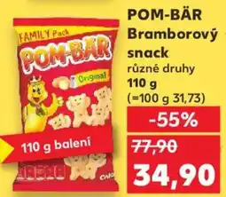 Kaufland POM-BÄR Bramborový snack nabídka