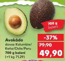 Kaufland Avokádo dovoz Kolumbie/ Keňa/Chile/Peru nabídka