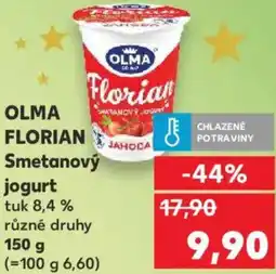 Kaufland OLMA FLORIAN Smetanový jogurt tuk 8,4% nabídka