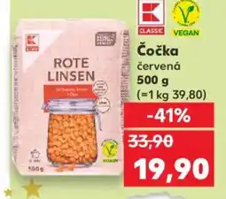 Kaufland Čočka červená nabídka
