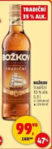 Penny Market Božkov tradiční 35% alk. nabídka