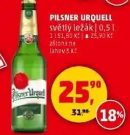 Penny Market PILSNER URQUELL světlý ležák nabídka