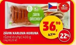 Penny Market Závin karlova koruna různé druhy nabídka