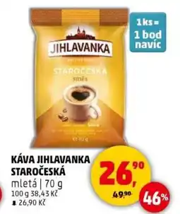 Penny Market KÁVA JIHLAVANKA STAROČESKÁ mletá nabídka