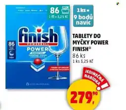 Penny Market Tablety do myčky power finish nabídka