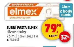 Penny Market Zubní pasta elmex nabídka